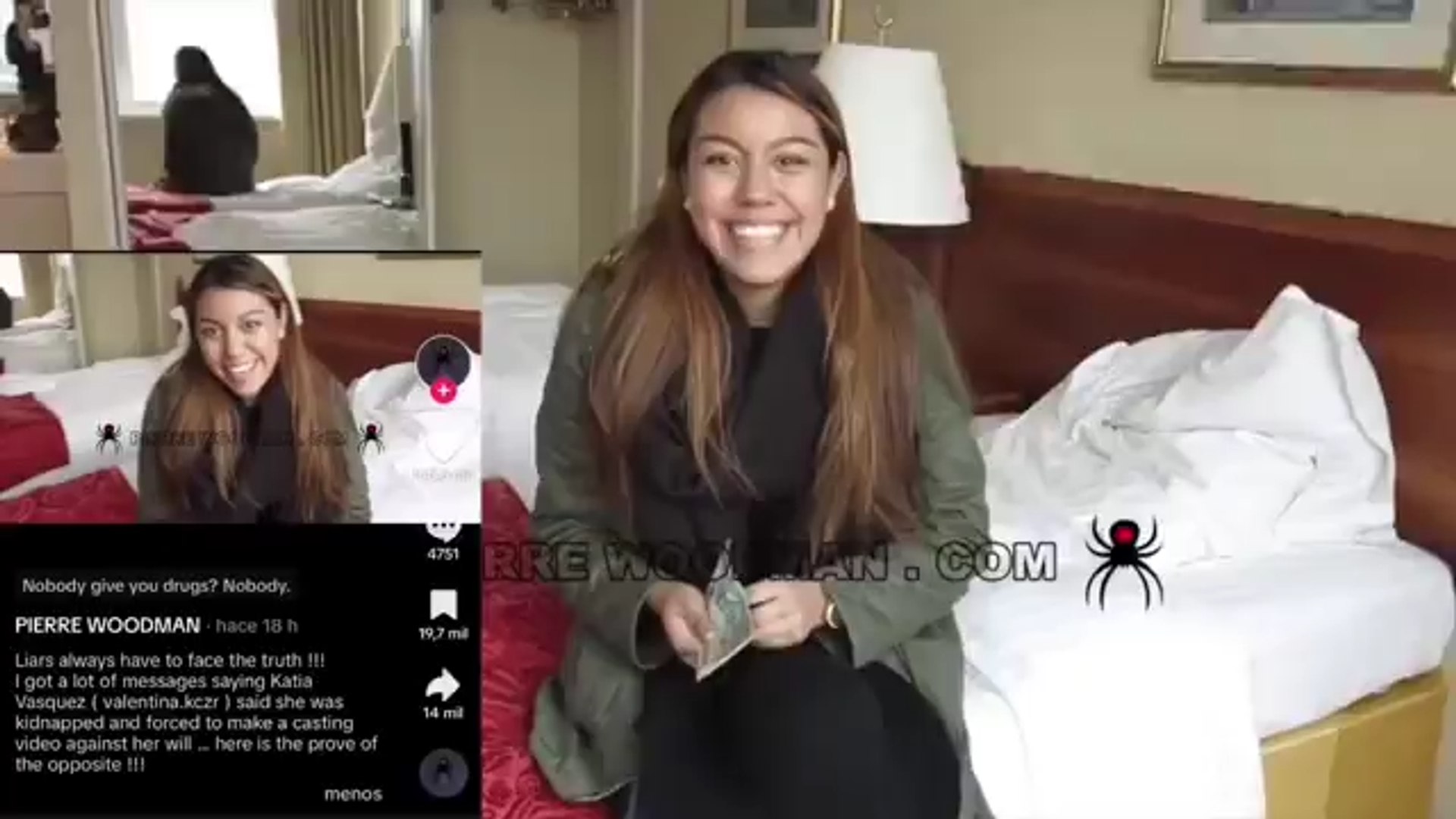 Valentina mexicana criada en europa video