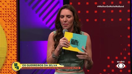 Repórter salta de helicóptero em treinamento de guerra na selva