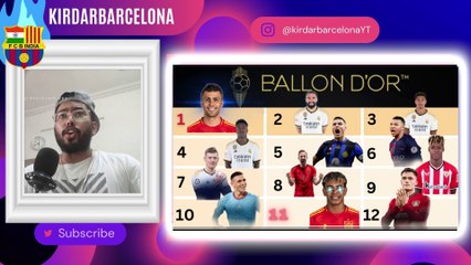 The Current Ballon d'Or rankings will shock you  #shorts #football #soccer #fyp