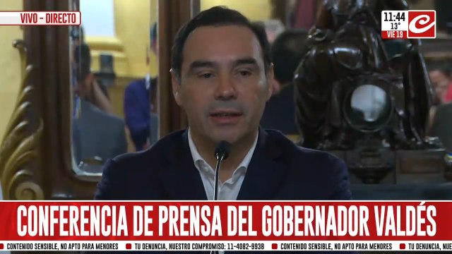 Valdés habló del caso Loan: No tenemos nada que ver como pretenden instalar algunos caranchos políticos