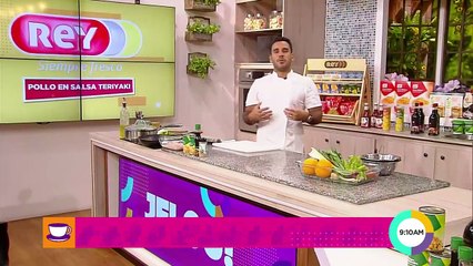 Pollo en salsa teriyaki