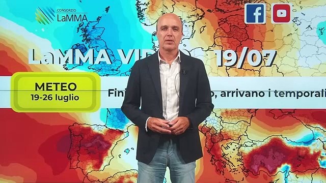 Meteo Toscana, arrivano anche dei temporali. Il caldo si attenua (ma non troppo)