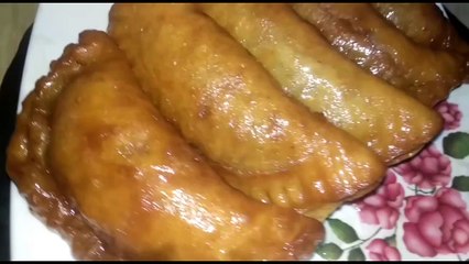 Bache hue mave se banaye khowa puri