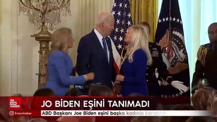 ABD Başkanı Joe Biden eşini başka kadınla karıştırdı