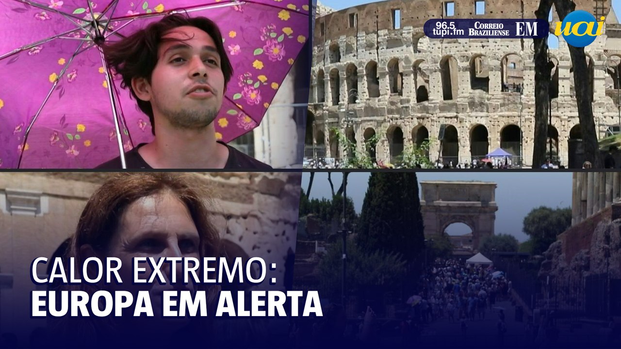 Como sobreviver à onda de calor na Europa? Dicas dos turistas