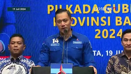 SAH! Ketum Partai Demokrat Usung Andra-Dimyati untuk Pilgub Banten