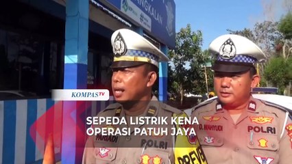 Sepeda Listrik Terjaring Operasi Patuh, Polisi Catat Pelanggaran dan Tegaskan soal Ini
