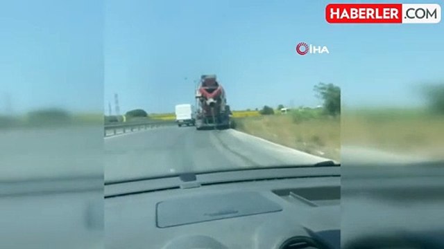 Arnavutköy'de çevreyi kirleten beton mikserine 34 bin TL ceza kesildi