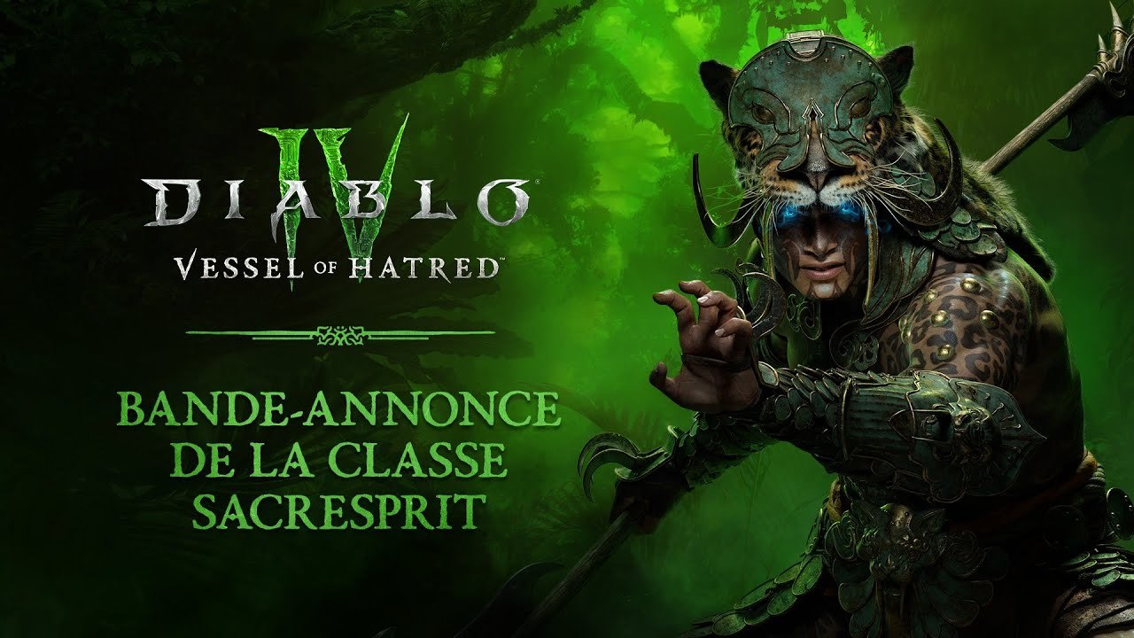 Diablo IV: Vessel of Hatred - Trailer de la classe Sacresprit