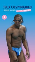 il a battu le record du plus lent en natation (1/18) #paris2024 #JO #letsmove