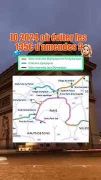 Les zones inaccessibles pendant les JO 2024