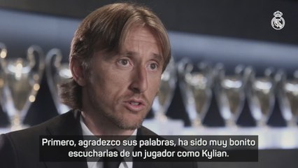 Modric: "Muy contento de poder jugar al lado de Mbappé"