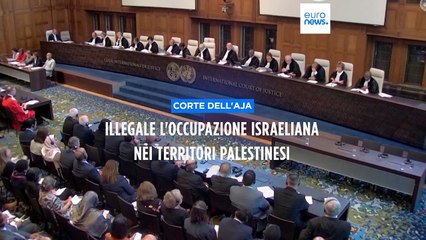 Download Video: Corte Aja: l'occupazione israeliana nei territori palestinesi è illegale