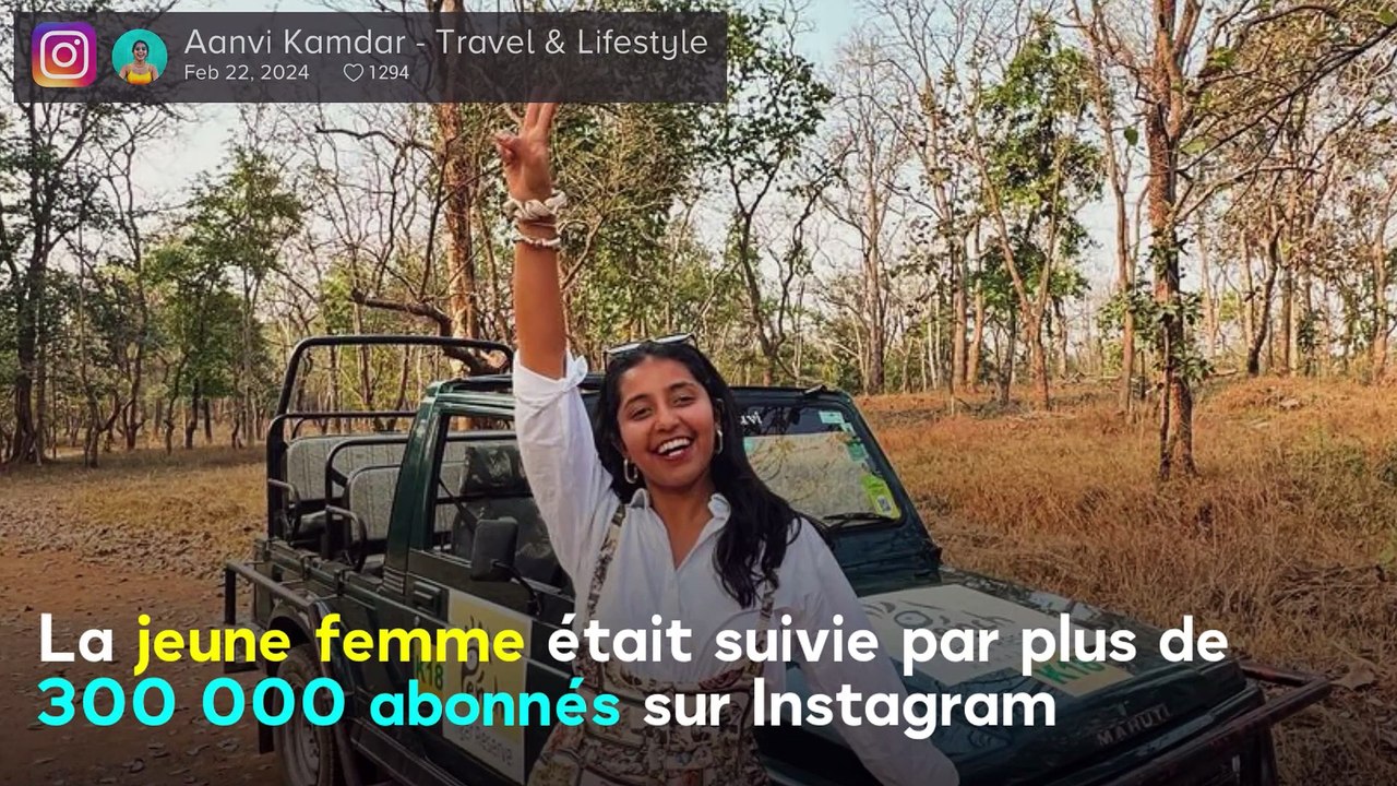 Mort d'Aanvi Kamdar : l'influenceuse est décédée à 27 ans dans des circonstances tragiques