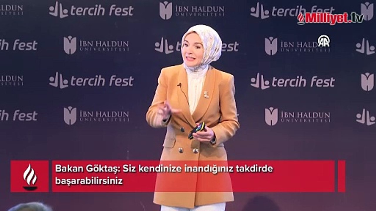 Bakan Göktaş: Siz kendinize inandığınız takdirde başarabilirsiniz