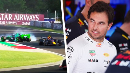 Checo Pérez sobre incidente con Zhou en FP2 del GP de Hungría: "Por suerte logré esquivarlo"