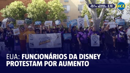 EUA: Funcionários da Disney protestam por aumento