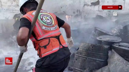 İsrail Ez-Zevayide bölgesindeki 2 ev ve bir fabrikaya saldırı düzenledi