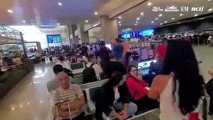 Voos atrasam em Confins após pane cibernética global