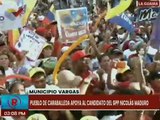 Guaireños salieron a las calles en respaldo al candidato presidencial Nicolás Maduro