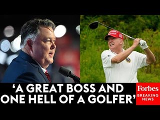PGA Head Golf Professional At Trump International Praises Former President During RNC Speech