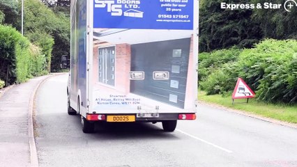 The scene of a fatal road accident on Rawnsley Road, Hednesford.