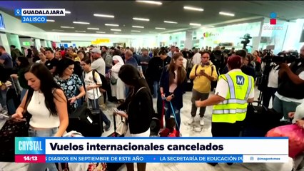 Cancelan los vuelos internacionales del Aeropuerto de Guadalajara
