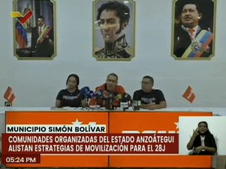 Comunidades organizadas del edo. Anzoátegui alistan estrategias para la gran movilización del 28-J