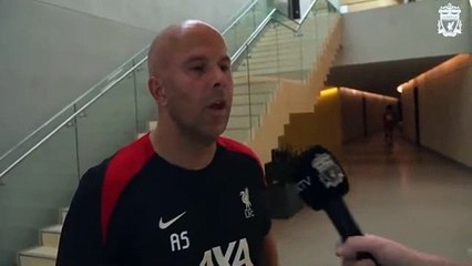 Slot: 'It was important to get a game after two tough weeks of training'