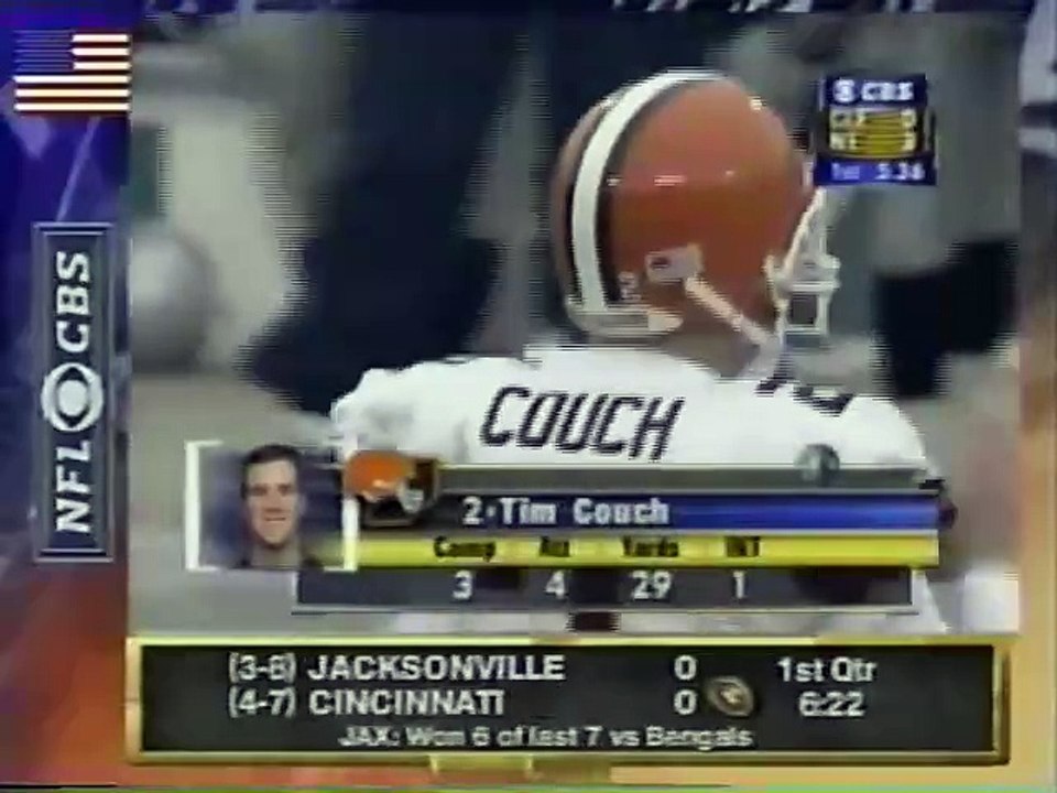 Cleveland Browns at New England Patriots - 1.Half ( 2001 Week 13 )