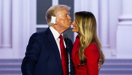 Kisses and false claims: Key moments from Donald Trump’s RNC speech