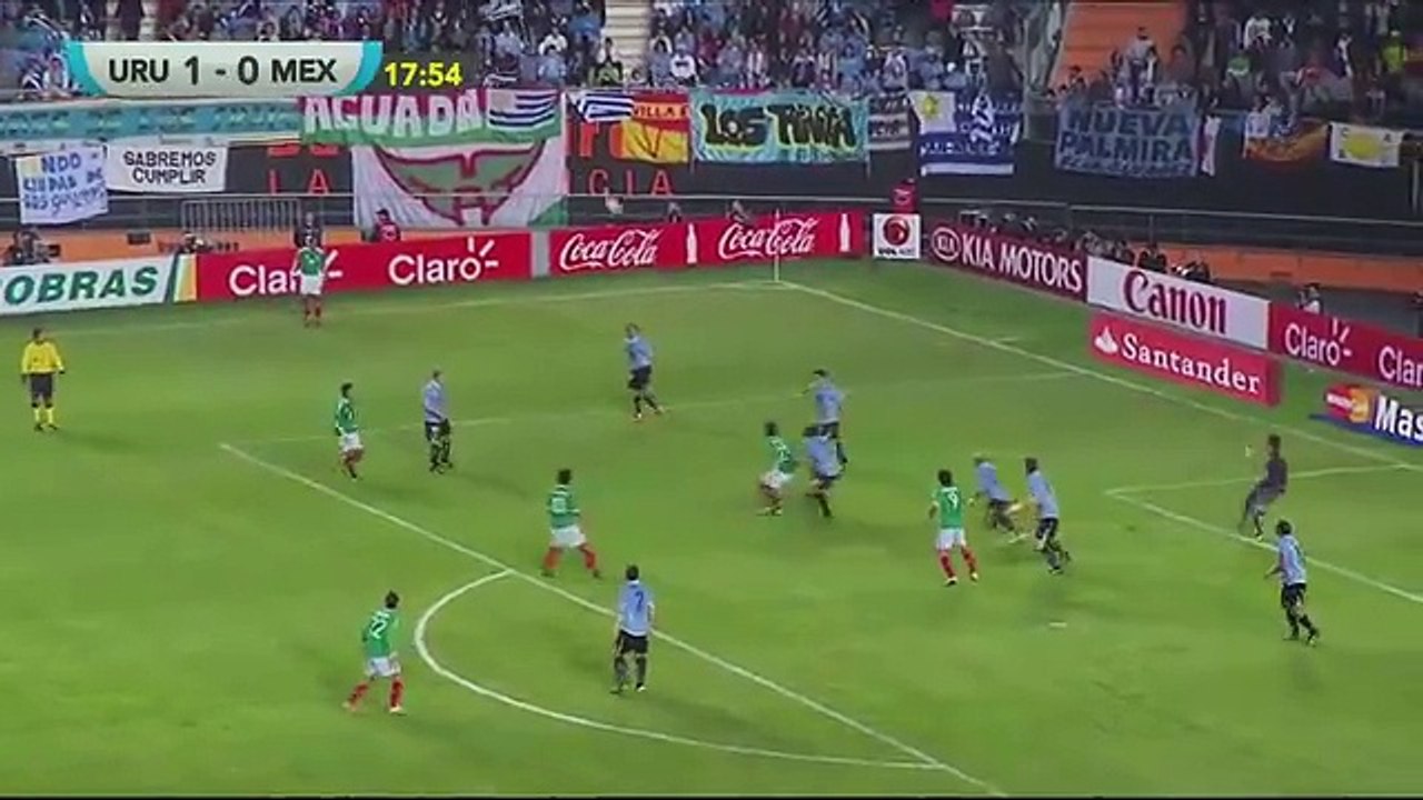 COPA 2011 - Uruguay vs. Mexico - 1.Half