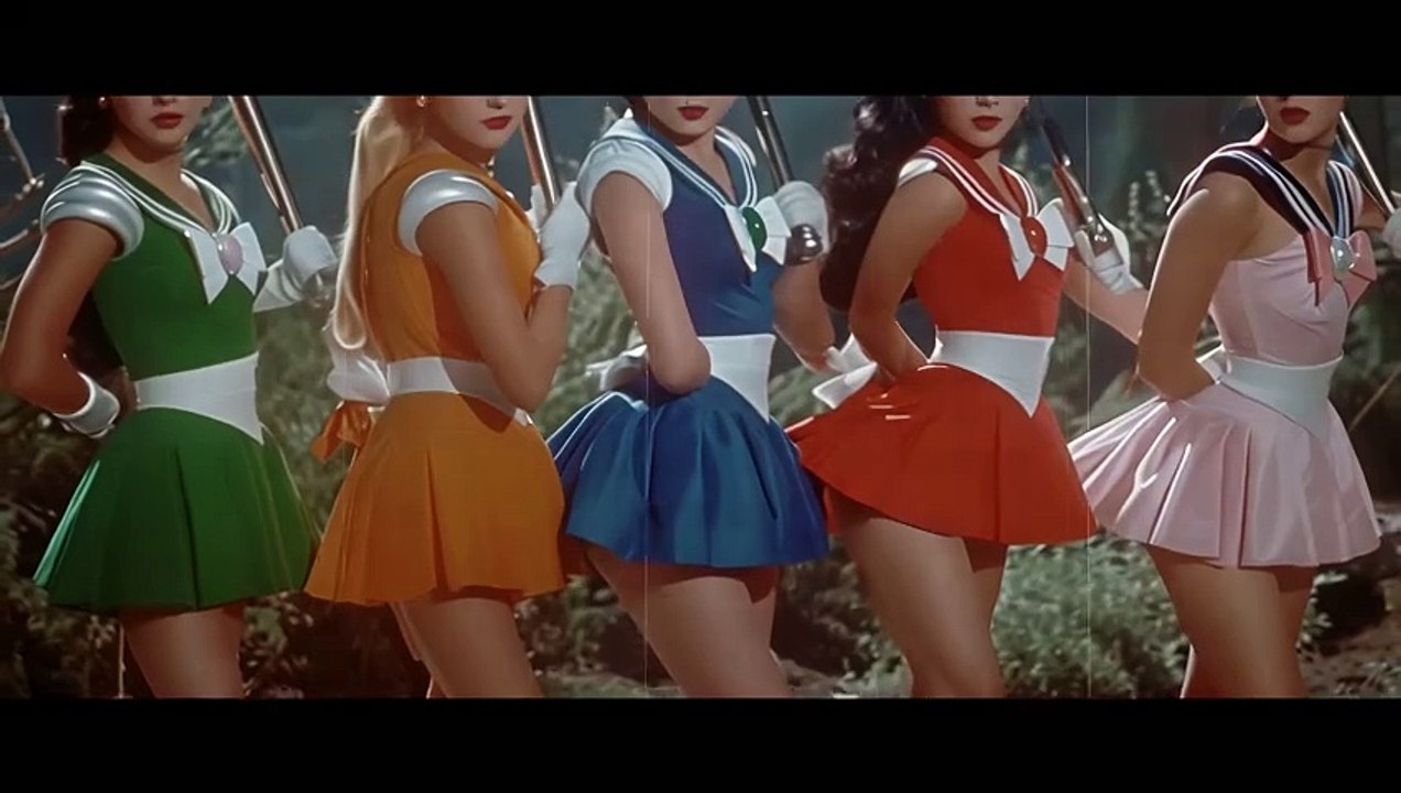 Sailor Moon movie trailer  Super Panavision AI Drawing