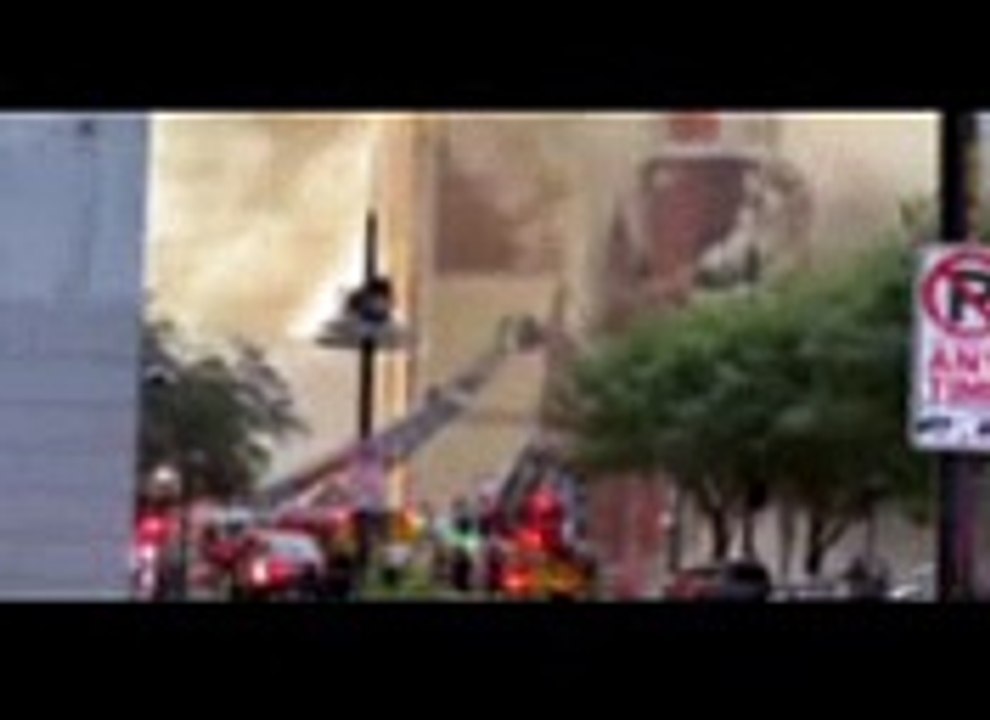 Fire at First Baptist Church