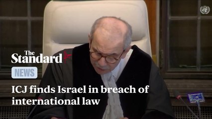 ICJ Finds Israel In Breach Of International Law Over West Bank Occupation