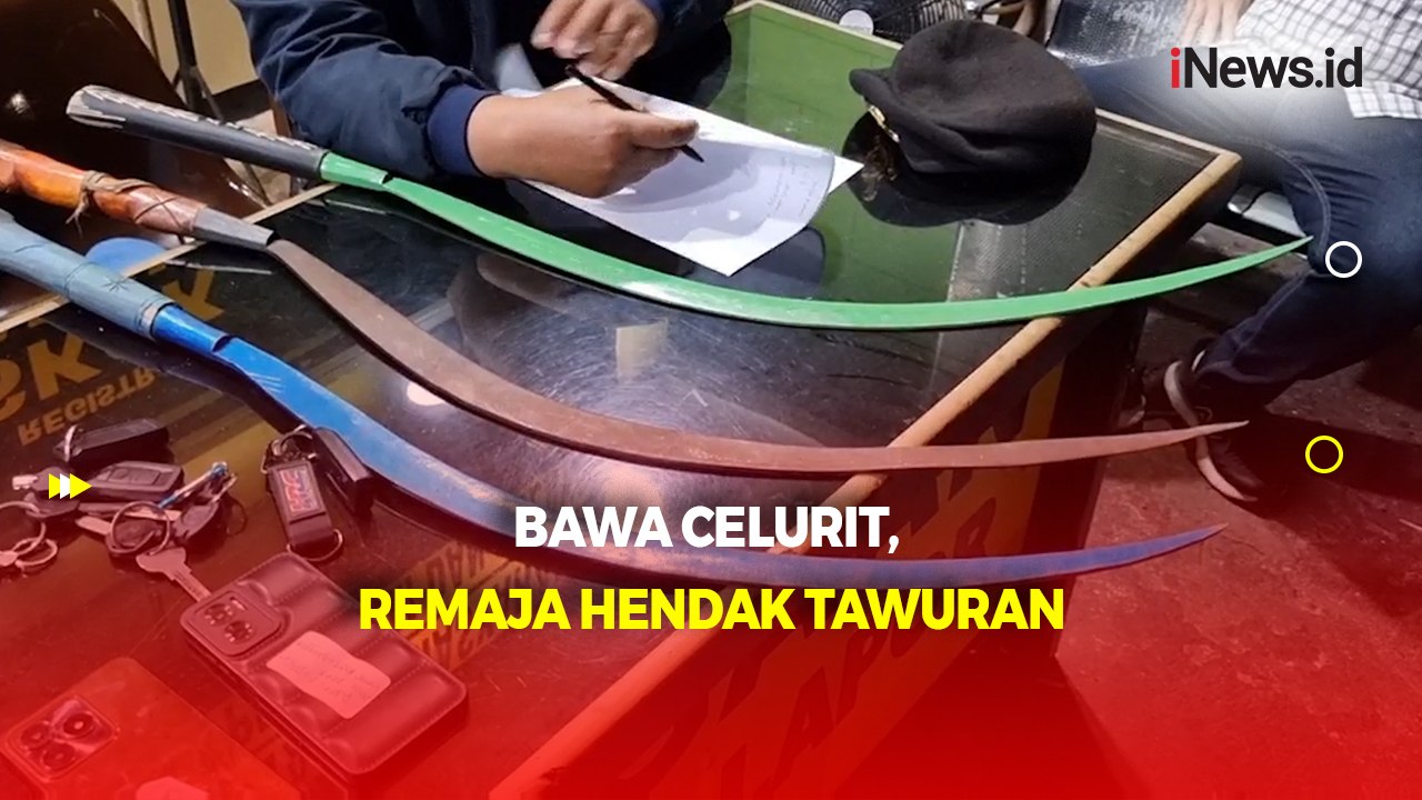 Polisi Amankan Belasan Remaja yang Hendak Tawuran di Tamansari, Bawa 3 Celurit