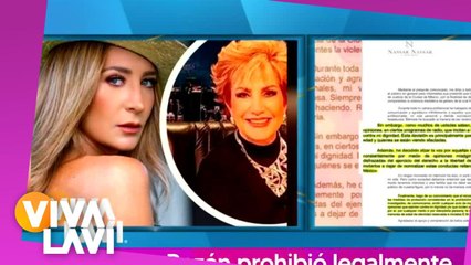 Geraldine Bazán le prohíbe a Maxine Woodside hablar de ella y sus hijas