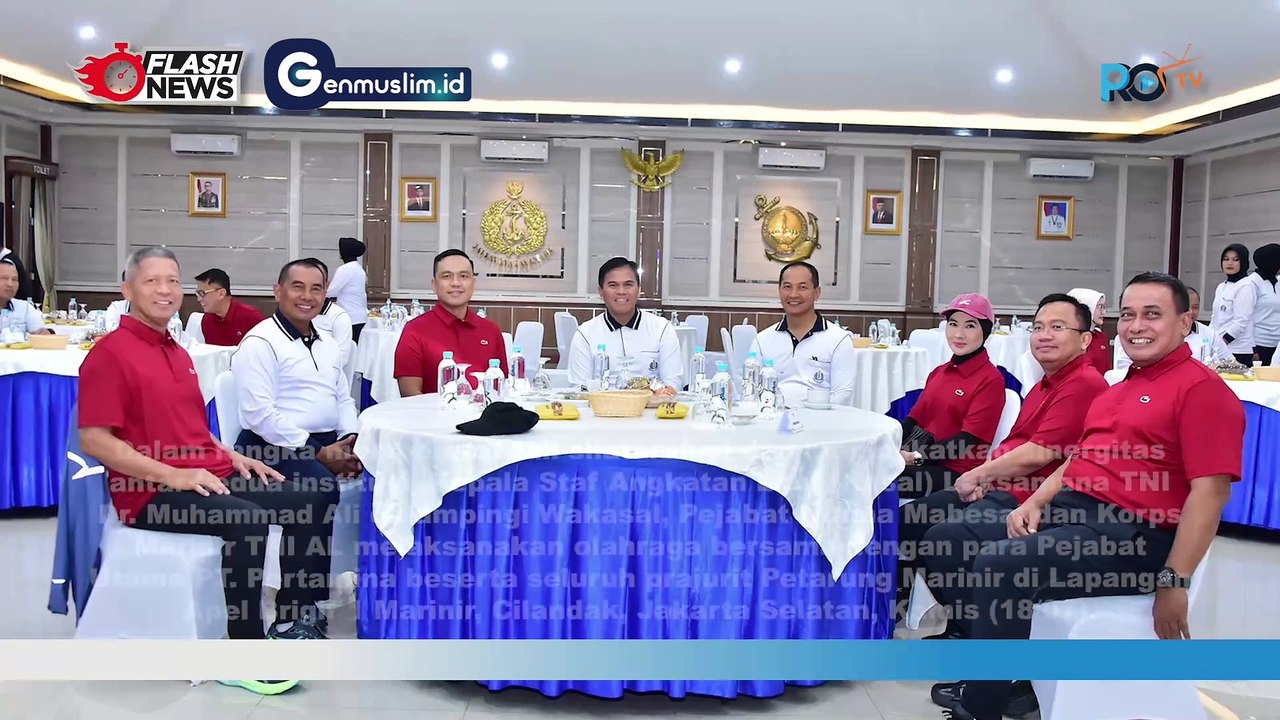Jalin Sinergisitas, KASAL Ajak Pejabat PERTAMINA Olahraga Bersama di Sarang Petarung Marinir Cilandak
