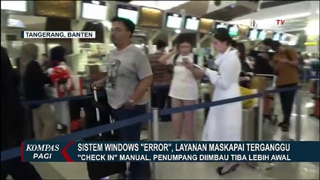 Sistem Windows di Berbagai Negara Error, Layanan Maskapai di Bandara Soekarno Hatta Terganggu