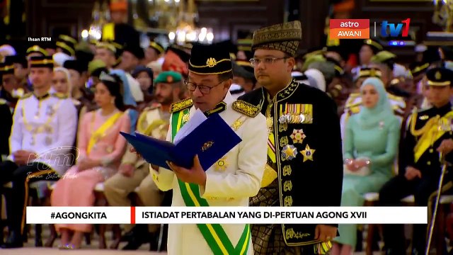Sembah ucapan tahniah Perdana Menteri sempena Istiadat Pertabalan YDP Agong ke-17