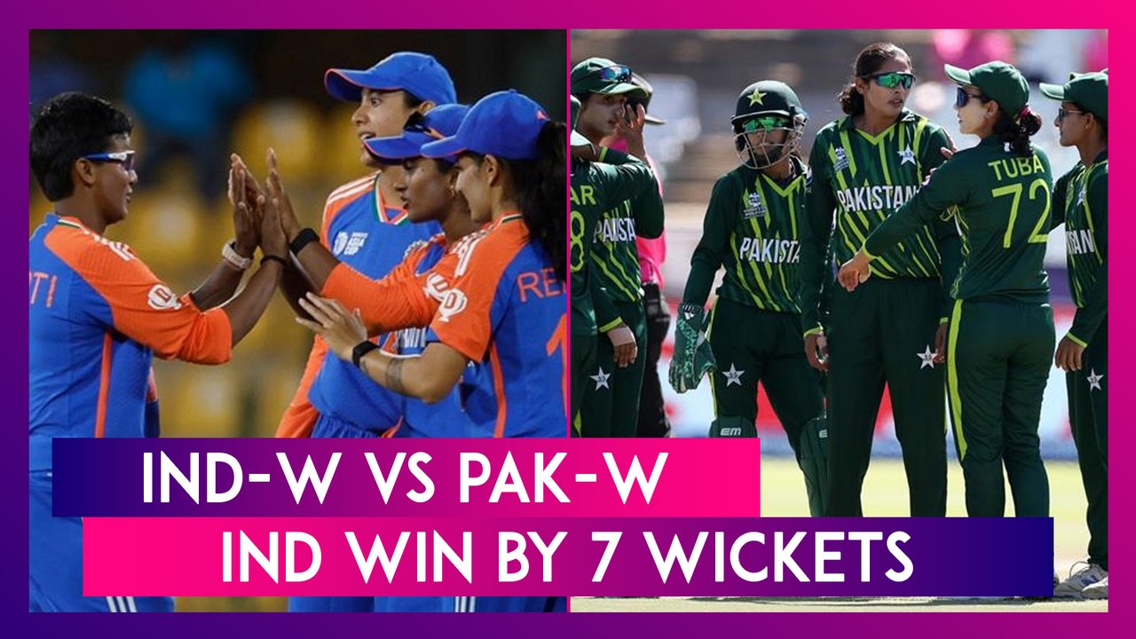 INDW vs PAKW, Women's Asia Cup T20 2024 Stat Highlights India Beat