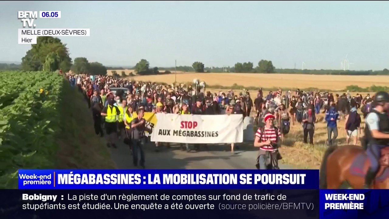 Mégabassines: la mobilisation se poursuit dans la Vienne et dans les Deux-Sèvres