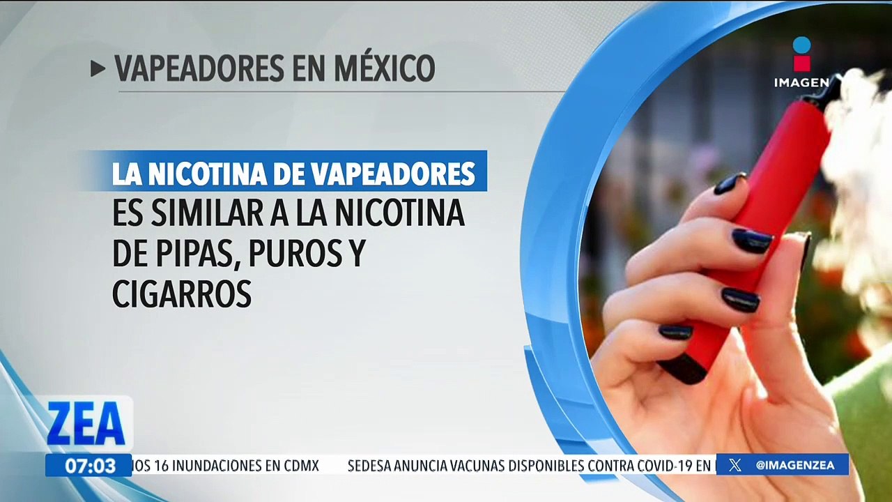 Uso de vapeadores en México: 1.7 millones de adolescentes los han usado