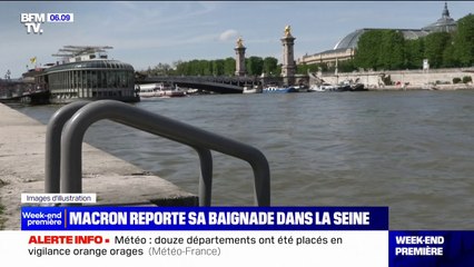 Emmanuel Macron reporte sa baignade dans la Seine