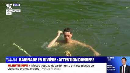 Baignade en rivière: attention au danger