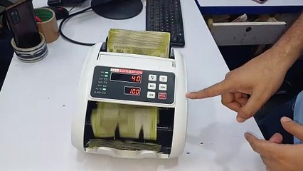 Cash Counting Machine with Fake Note Detector