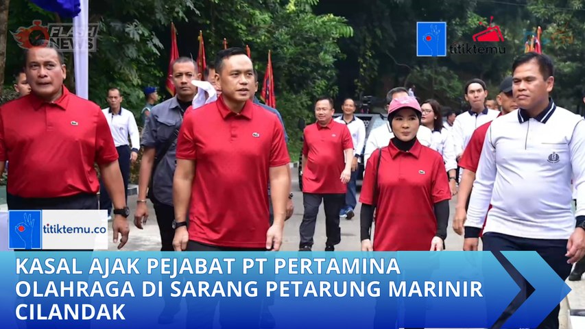 Kasal Ajak Pejabat PT Pertamina Olahraga Di Sarang Petarung Marinir Cilandak