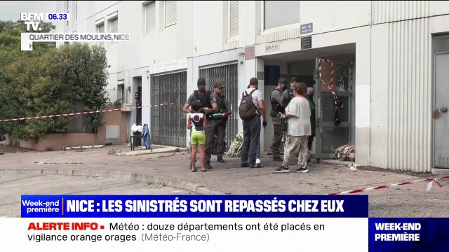 Nice: les sinistrés sont repassés chez eux après l'incendie dans un immeuble