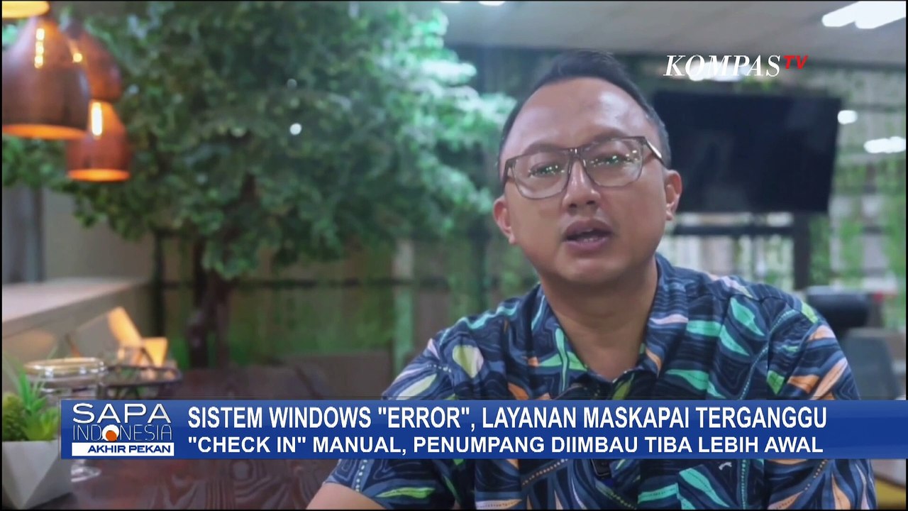 Kondisi Layanan Maskapai di Bandara Soekarno Hatta Pasca Windows Error di Berbagai Negara