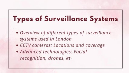 Surveillance Services in London UK